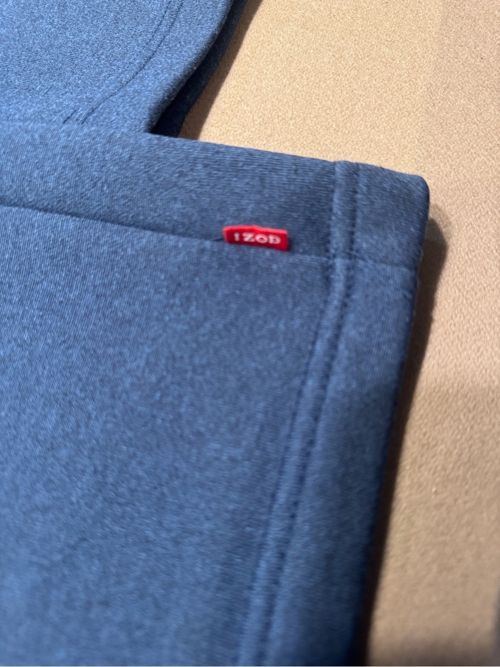 Izod Men's Royal Blue Quarter-Zip Golf Pullover - Picture 5 of 7